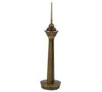 Ioensy Milad Figurine Alloy Statue Model Sculpture Vintage Display Piece Suitable for Gift Giving Souvenir Office Decoration Living Room, Bronze, 20 * 5 * 5cm/7.87 * 1.97 * 1.97inch