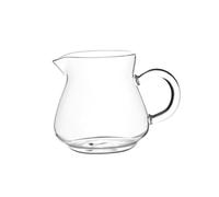 Ioensy Mini Carafe, Coffee Cup, Milk Jug, Sauce Cup, Tea Kettle, Teaware, Transparent Milk Pourer, Tea Cup for Tea, Coffee, Syrup, 250ml 7x5.5x8.3cm