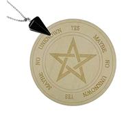 Ioensy Mystical Pendulum Board - Tool for Wiccan Altar Supplies, A