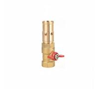 Ioensy Nozzle Water Jet Nozzle Spouting Head Spray Valve Adjustable Pressure Control for Custom Water Display Suitable for Garden installations Irrigation, Short 1IN Dual Valve
