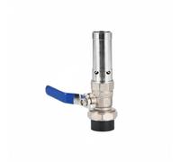 Ioensy Nozzle Water Jet Nozzle Spouting Head Spray Valve Adjustable Pressure Control for Custom Water Display Suitable for Garden installations Irrigation, Ss Short 1IN Pe