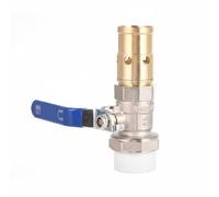 Ioensy Nozzle Water Jet Nozzle Spouting Head Spray Valve Adjustable Pressure Control for Custom Water Display Suitable for Garden installations Irrigation, Short 1IN Ppr Valve