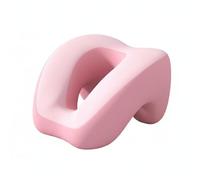 Ioensy Office Pillow Ergonomic Desk Pillow Four Zone Support Pillow Rest Cushion Memory Foam Breathable Design for Easy Breathing Suitable for Office and Study Room, Pink