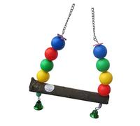 Ioensy Pet Bird Parrot Swing Toys Bird Toy Parrot Toy Bird Swing Features Natural Material Safe for Pets Suitable for Cockatiel Parakeet Indoor Cage Entertai, #32