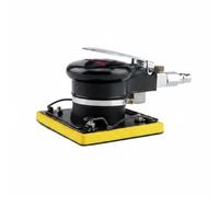 Ioensy Pneumatic Sanding Machine Air Sander Handheld Polisher Power Tool Surface Smoothing Multi Functional Use Suitable for auto Body Work Furniture , Square, Hook and Loop Base