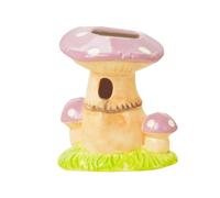 Ioensy Pottery Hamster Water Bottle Holder Light Decor Water Dispenser, Purple