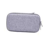 Ioensy Power Bank Case, Data Cable Storage Bag, USB Cable Organizer Carrying Case, Organizer Bag, Gray Small