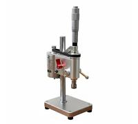 Ioensy Precision Bench Drill Benchtop Mini Drill Press Compact Workshop Tool Portable Space-Saving Design Aluminum Alloy Steel Stable Vertical Movement Built, Er11 W Micrometer