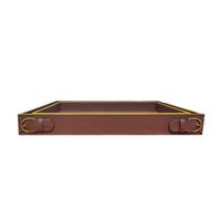 Ioensy Rectangular Tray Organizer Serving Tray Storage Tray Decorative Tray With Central Hub For Everyday Items And Drinks Suitable for living room entryway, color to 4, 435 300 50mm