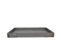 Ioensy Rectangular Tray Organizer Serving Tray Storage Tray Decorative Tray With Central Hub For Everyday Items And Drinks Suitable for living room entryway, color to 1, 435 300 50mm