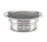 Ioensy Stainless Grill Pot Cooker Roaster Using For Rich Smoke Balanced Heat Distribution Simple To Assemble And Clean Suitable for outdoor gatherings family, 30CM