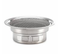 Ioensy Stainless Grill Pot Cooker Roaster Using For Rich Smoke Balanced Heat Distribution Simple To Assemble And Clean Suitable for outdoor gatherings family, 36CM