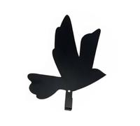Ioensy Wall Hook Bird Shaped Entry Hook Wall, Modern Minimalist Bird Silhouette, Flying Left, with A 15cm Width and 22.2cm Height