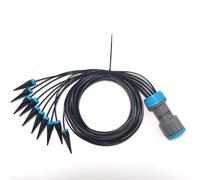 Ioensy Watering Drip Device Micro Watering System Drip Irrigation Kit Plant Sprinkler Set With Multi Outlet Design suitable for mixed pots balcony setups travel periods