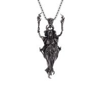 IOETSEUT choker necklace gothic necklace chain Classic Greek Goddess Hecate Character Pendant Necklace Suitable for Men and Women Personalized Punk Fashion Party Jewelry Gifts friendship