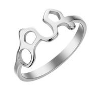 IOETSEUT Ladies' jewelry ring Elements Science Serotonin Dopamine DNA Rings For Men Women Geometric Jewelry Stackable Ring