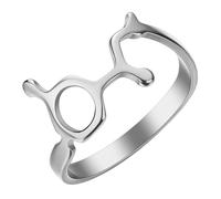 IOETSEUT Ladies' jewelry ring Handmade Serotonin Ring For Women RNA Dopamine Symbol Chemical Jewelry Band Rings