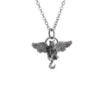IOETSEUT men personalised necklace Retro Hip Hop Fashion Flying Cat Pendant Necklace Men Women Trendy Cool Jewelry Gift gift