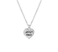 IOETSEUT mens necklace personalised necklace for women Antique Silver Color 16x12mm Vegetarian Vegan Necklaces Short Chain Choker Necklaces gift for men