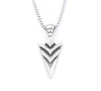 IOETSEUT Men's necklace Punk Vintage Arrow Pendant Necklace Cool Hip Hop Arrowhead Necklace Simple Fashion Amulet Jewelry Gift gift