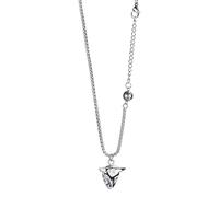 IOETSEUT mens necklace silver cross necklace personalised Bull Pendant OX Head Necklace Antique Silver Bulls Cows Charms Pendant Necklace Jewelry Gift For Him the gift