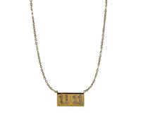IOETSEUT men's necklaces friendship necklace 11 Angel Number Dainty Pendant Necklace Women's Gift Wish Fulfillment Waterproof