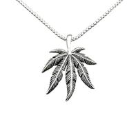 IOETSEUT men's necklaces friendship necklace 2024 Newest Hemp Leaf Pendant Necklace for Women/Men Gold Color Jamaica Necklace Hip Hop Jewelry