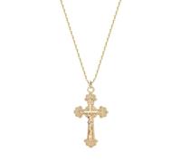 IOETSEUT men's necklaces friendship necklace Cross Pendant Necklace Fashionable And Retro Jewelry Neckwear Necklace Gift For Ladies And Gentlemen