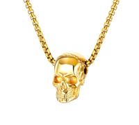 IOETSEUT men's necklaces friendship necklace European and American street fashion necklace men's retro trend personality skull accessories