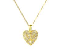 IOETSEUT men's necklaces friendship necklace European and American style fashion simple design sense love necklace women light luxury high-grade sense angel wings clavicle c