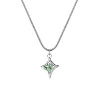 IOETSEUT men's necklaces friendship necklace Fashionable and versatile design sense clavicle chain four-point star temperament necklace women