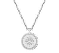 IOETSEUT men's necklaces friendship necklace Flower Talisman Flower of Aphrodite Symbol of Love Beauty Greek Mythology Necklace