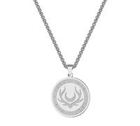 IOETSEUT men's necklaces friendship necklace Goddess Of The Hunt Symbol Of Artemis Amulet Necklace For Women Moon Myth Greek Mythology Jewelry