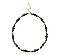 IOETSEUT men's necklaces friendship necklace Green Agate Stone Pendant Necklace for Women Gold Color Chain Collar Fashion Charm Jewelry