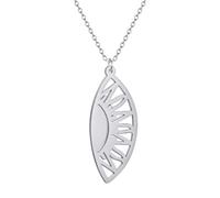 IOETSEUT men's necklaces friendship necklace Half Sun Women's Pendant Necklace Vintage Metal Boho Jewelry Necklace Gift