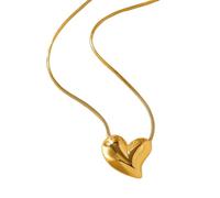 IOETSEUT men's necklaces friendship necklace Heart Love Pendant Necklaces for Women Fashion Vintage Chain Choker Necklace Jewelry Party Birthday Gifts