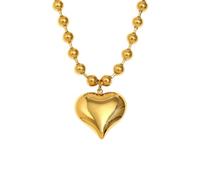 IOETSEUT men's necklaces friendship necklace Minimalist Heart Pendant Chain Necklace for Women Stylish Choker Jewelry Waterproof Party Gift