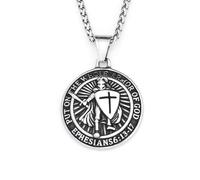 IOETSEUT men's necklaces friendship necklace New Vintage Sword Knight Pendant Necklace European Medieval Templar Warrior Necklaces For Man Biker Jewelry