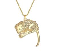 IOETSEUT men's necklaces friendship necklace Opossum Pendant Men Basic Chain Necklace Jewelry Box Chain For Women Wild Animal Lover Gifts