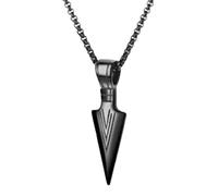 IOETSEUT men's necklaces friendship necklace Selling creative personality spearhead pendant street fashion hip hop style necklace male