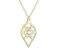 IOETSEUT men's necklaces friendship necklace Trendy Snowflake Necklaces for Women Girl Chains Clavicle Choker Exquisite Geometric Jewelry Male