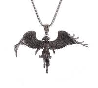 IOETSEUT Men's necklaces jewelry Classic Archangel Patronus Pendant Son of God Gabriel Necklace Couple Trend Amulet Jewelry Gift