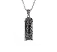 IOETSEUT Men's necklaces jewelry Punk Cool Gemini Constellation Sailor Moon Necklace for Men and Women Retro Trendy Alternative Jewelry