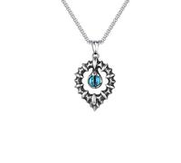 IOETSEUT Men's necklaces jewelry Punk Devid's Eye Pendant Necklace for Men,Antique Necklace,Vintage Halloween Party Jewelry