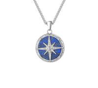 IOETSEUT Men's necklaces jewelry Stylish Natural Stone Necklace for Men,Eight-pointed Star Round Pendant Necklace,Cool Punk Birthday Father Gifts