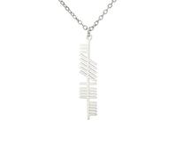 IOETSEUT Men's necklaces, women's jewelry, fashion Celtic Irish Ogham Necklaces Trendy Tree Alphabet Strength Wisdom Love Pendants Women Men Jewelry Gifts gift