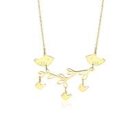 IOETSEUT necklace men,Animal Love Bird Pendant Necklace Parent And Baby On A Branch Meaningful For Women,best gifts