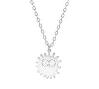 IOETSEUT necklace men,Cartoon Monster Hip Hop Delicate Fashion Pendant Necklace Sliver Delicate Jewelry Gift For Man,best gifts
