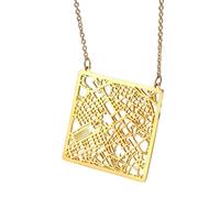 IOETSEUT necklace men，Delicate Rome Italy Map Jewelry Your Hometown Italia Pendant Necklace Square Minimalist Geometric Outline，best gifts