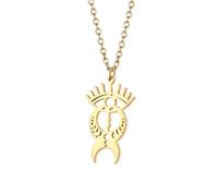 IOETSEUT necklace men，Evil Eyes Egyptian Religion Delicate Fashion Pendant Necklace Jewelry Gift For Him Woman With Chain，best gifts